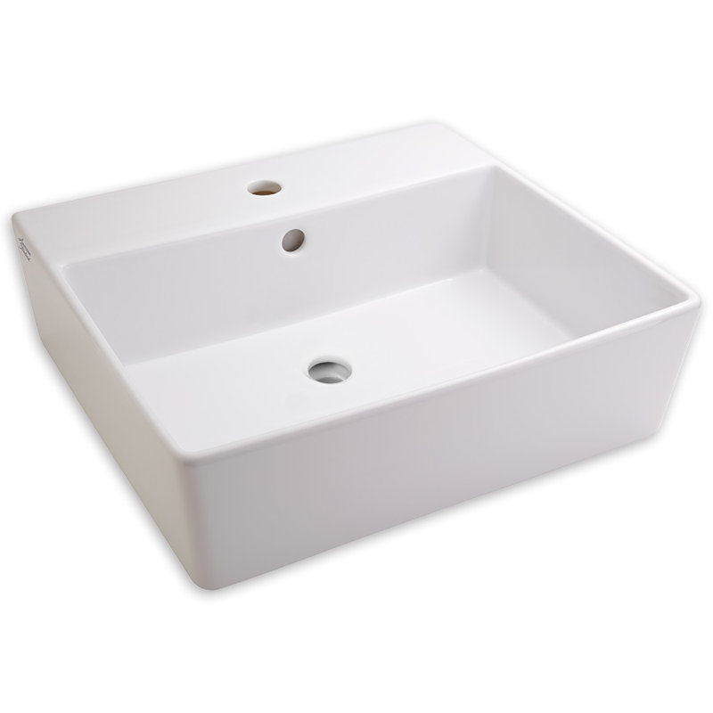 American Standard Loft Rectangular Vessel Bathroom Sink with Overflow
